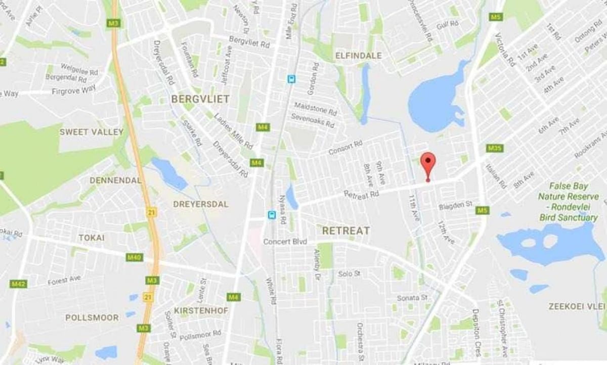 karte bergvliet Cape Town