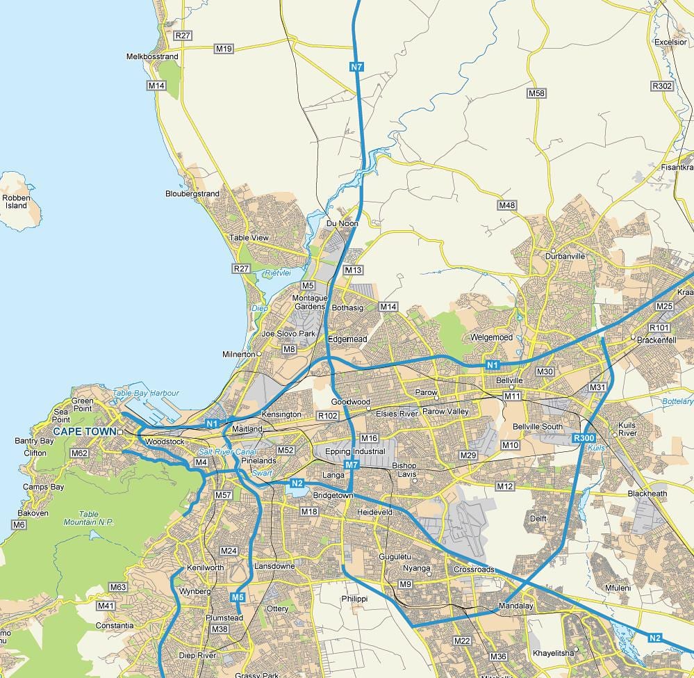 karte edgemead Cape Town