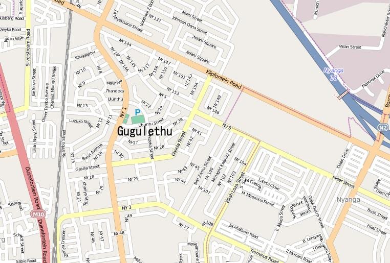 karte gugulethu Cape Town