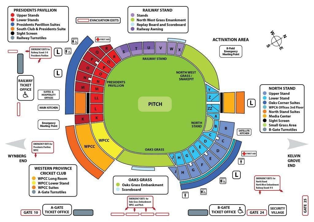 karte newlands cricket ground