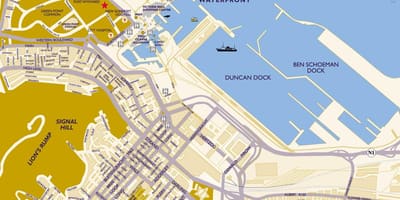 Kartes Cape Town kruīza termināls