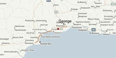 Karte george Cape Town
