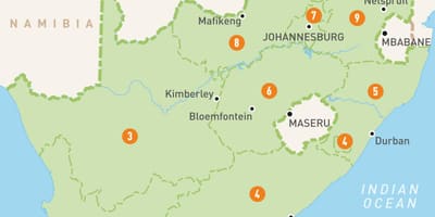 Cape Town, sa karte