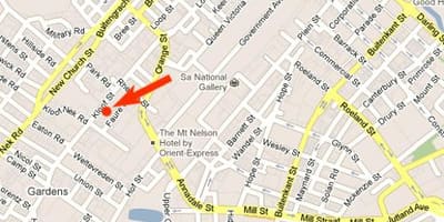 Karte kloof street Cape Town