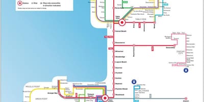 Cape Town myciti bus maršruta karte